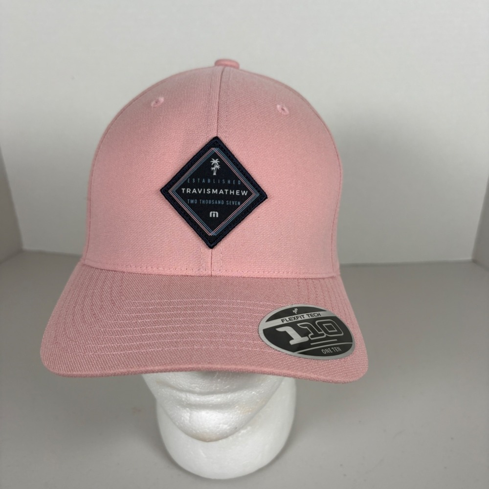 FlexFit Tech 110 Travis Matthew Pink Golf Hat Snapback